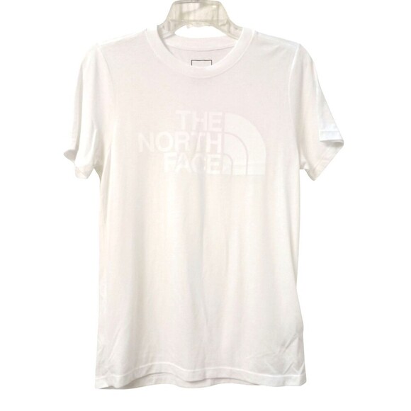 The North Face Womens T Shirt Small Half Dome White Heather Tee Short Sleeve - Picture 1 of 6